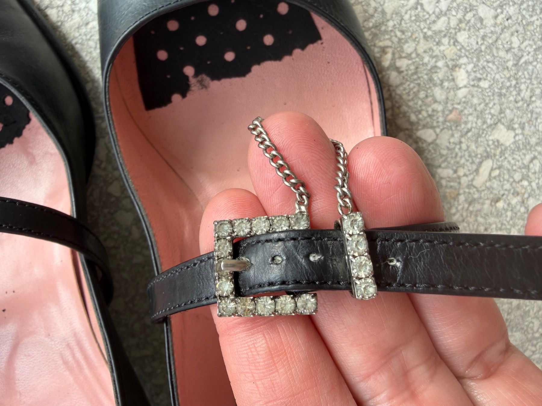 Scarpe da donna: b&b Riemchen-Pumps Leder schwarz Gr. 39 – Usato da Brütten venduto da Rod816 3