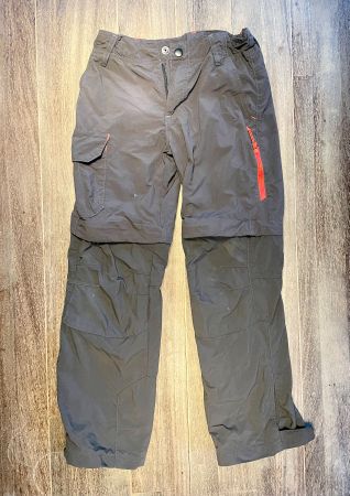 Wanderhose Quechua schwarz abzippbar gebraucht Zustand