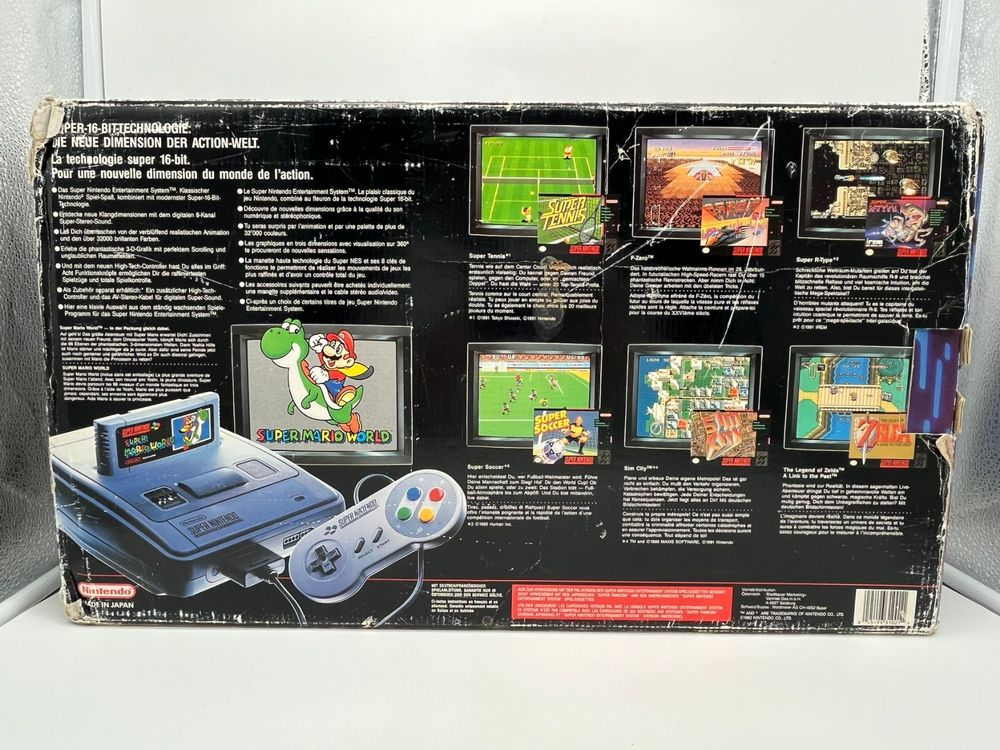 SNES OVP + Mario World controller Konsole Super Nintendo (Gebraucht) in ...