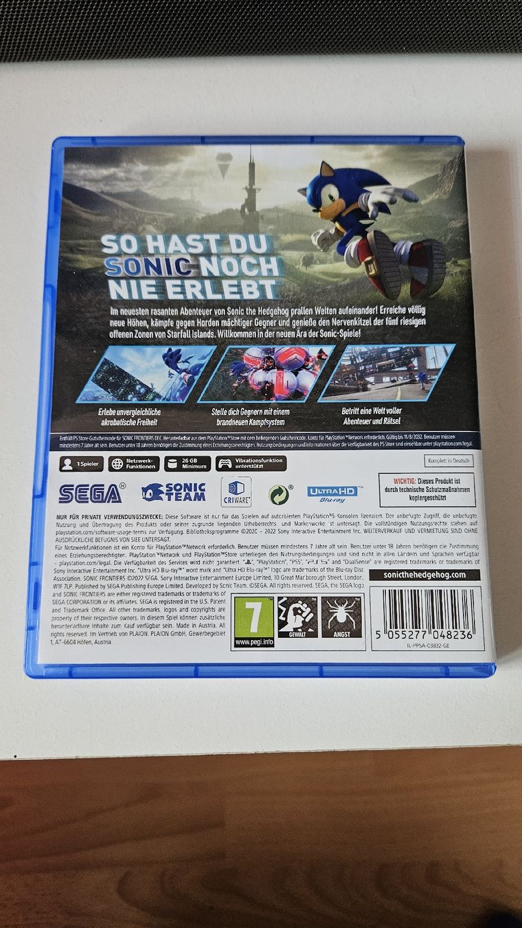 Sonic Spiele: Sonic Frontiers PS5 – Gebraucht aus Jonen von SCAR_8916 1