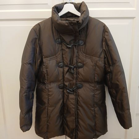 Modissa Damen Steppjacke Winterjacke Braun Gr. 38 mit Kapuze