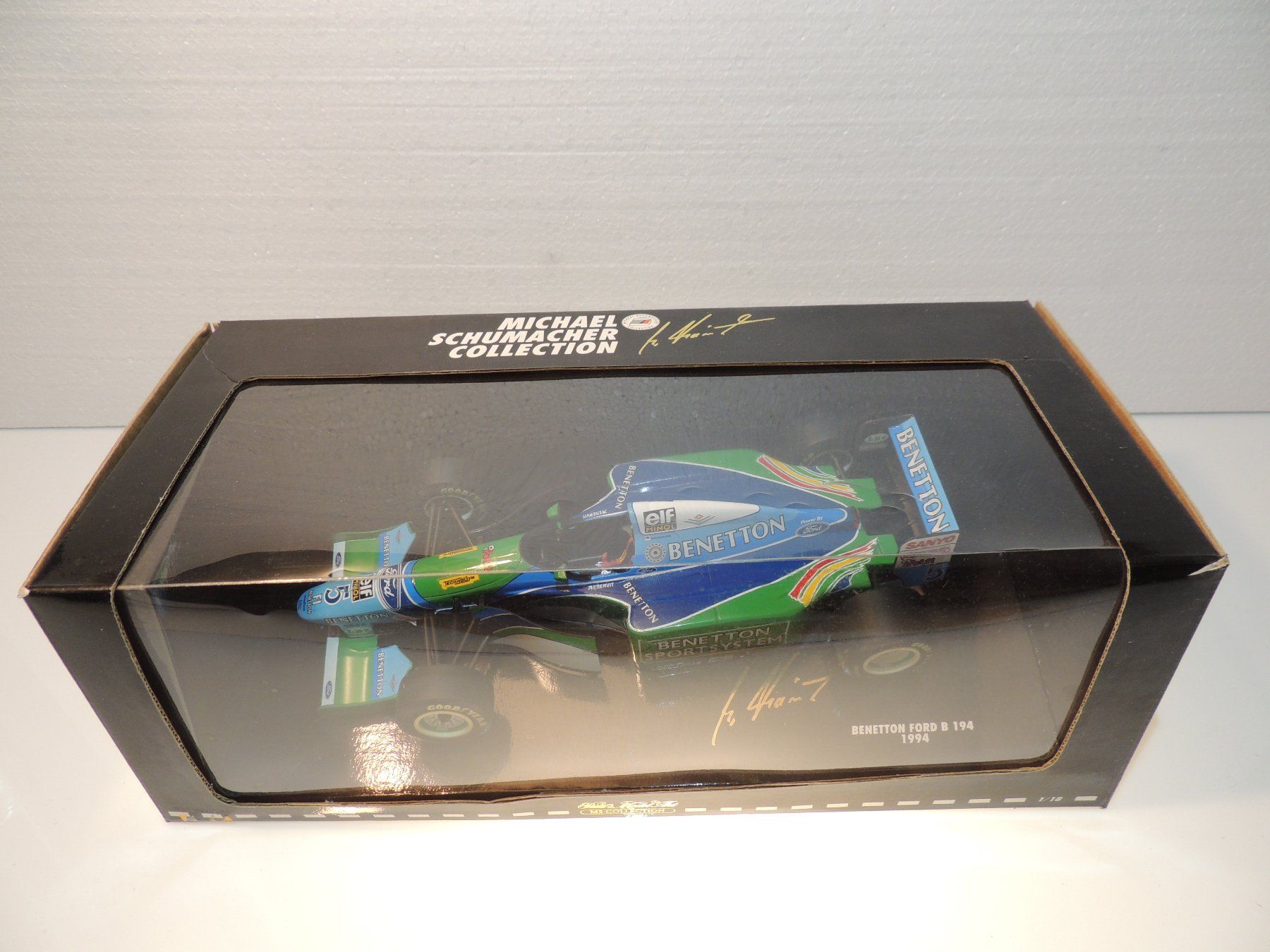 Minichamps Modellini d'auto: Minichamps Benetton Ford B194 MSC 1:18 – Nuovo e nell'imballaggio originale da Corminboeuf venduto da corbay 4