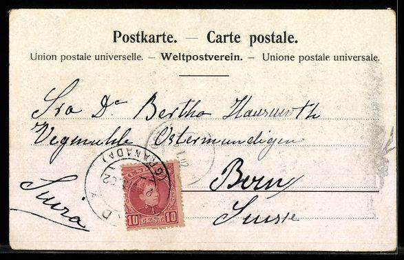 Cartoline postali: AK Hinterkappelen, Blick auf ein Gasthaus – Usato da Berlin venduto da bartko-reher 1