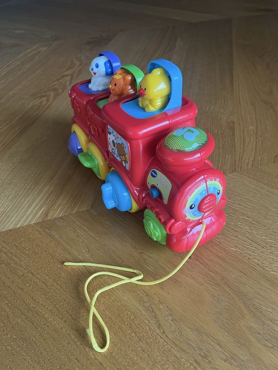 Entdecker Lokomotive Zug Nachziehspielzeug von Vtech  3