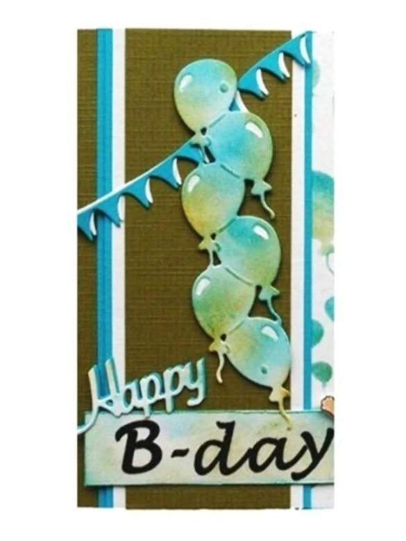 Sciablone: Stanzschablone Nr.673, Ballons (Sizzix geeignet) – Nuovo e nell'imballaggio originale da Gretzenbach venduto da Fliegepilz56