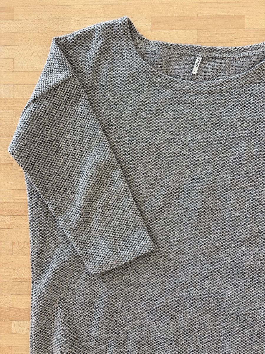 Only Pullover & Sweatshirts: Only Strickpullover, grau meliert, Gr. L, Herbst-Sale! – Gebraucht aus Galgenen von Hawaii021 2
