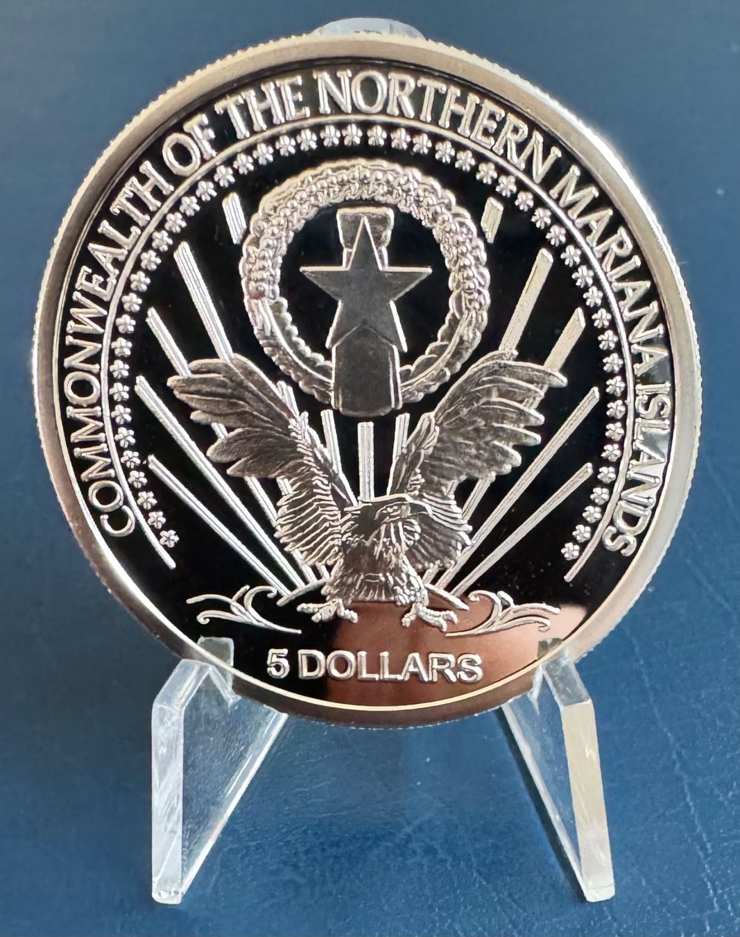 Toutes les monnaies: Albert Einstein Hologram Science 5 Dollar, 2004 Silber! – D'occasion à Ebikon par Dmasterx 1
