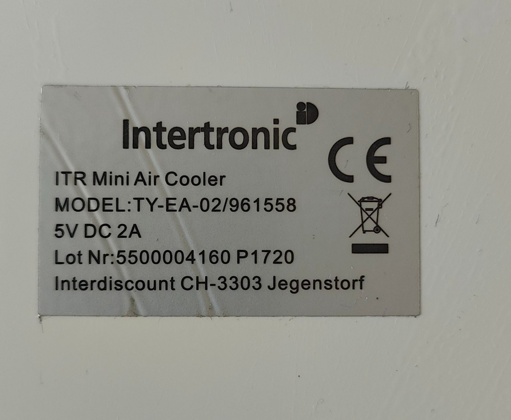 Lufterfrischer: Mini Air cooler, Intertronich – Gebraucht aus Ebikon von Hulahup0 3