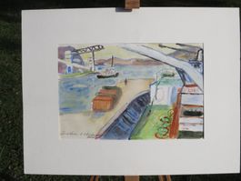 Christoph Jselin 1910-1987 Aquarell