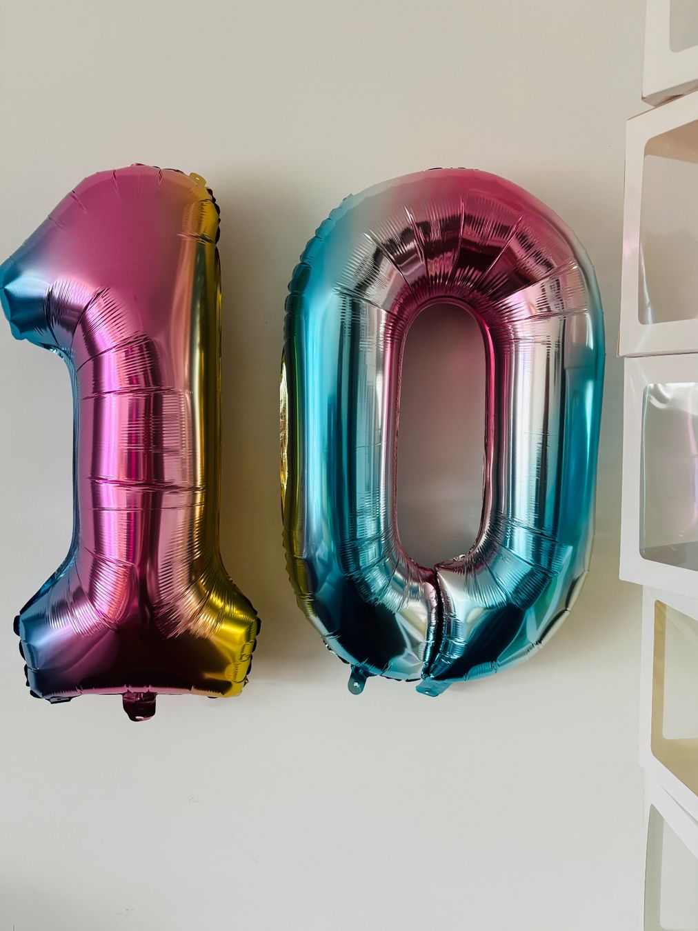 Tutte le decorazioni: Folienballon Nummer 10 – Nuovo e nell'imballaggio originale da Buchrain venduto da Ham2383 1