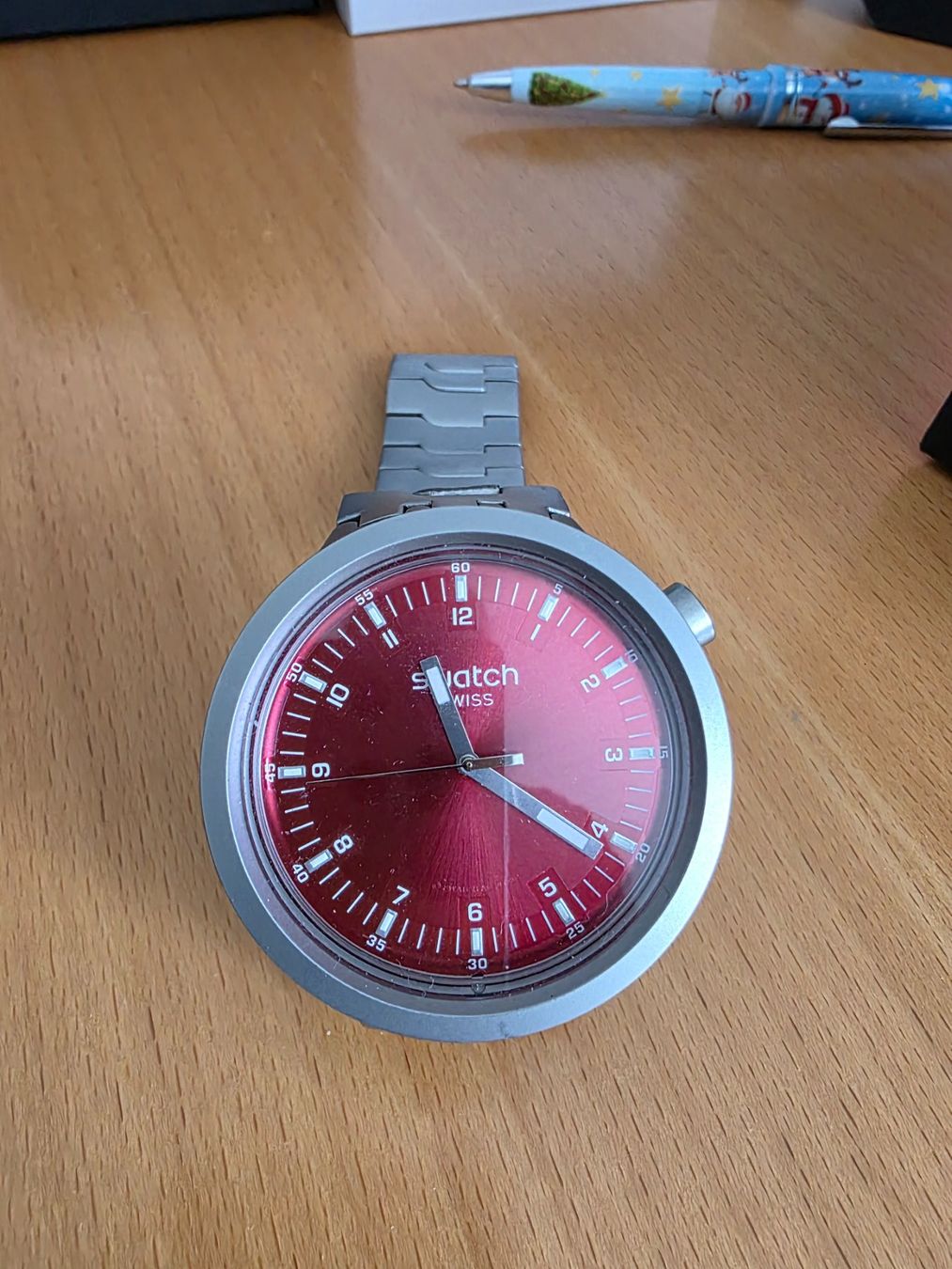 Swatch Montres: Swatch Uhr "Scarlet Shimmer" – D'occasion à Trüllikon par eppi77 1