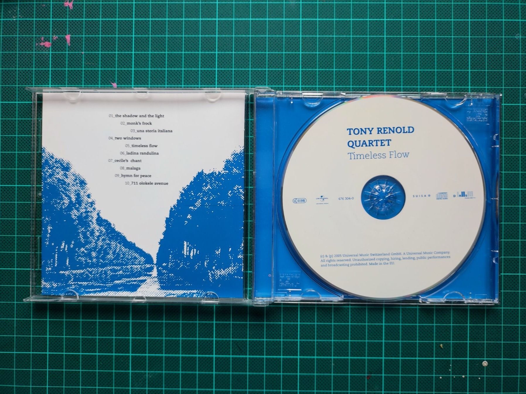 CD: Tony Renold Quartet - Timeless Flow (CD) Jazz – Usato da Zürich venduto da Max_Lindenbaum 1