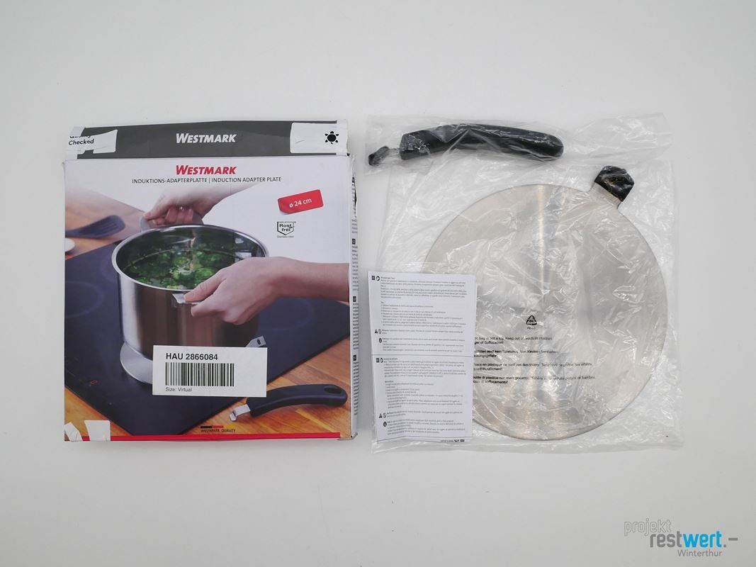 Elettrodomestici da cucina: WESTMARK Induktions-Adapterplatte 24 cm – Nuovo (secondo la descrizione) da Winterthur venduto da Restwert_Winterthur 1