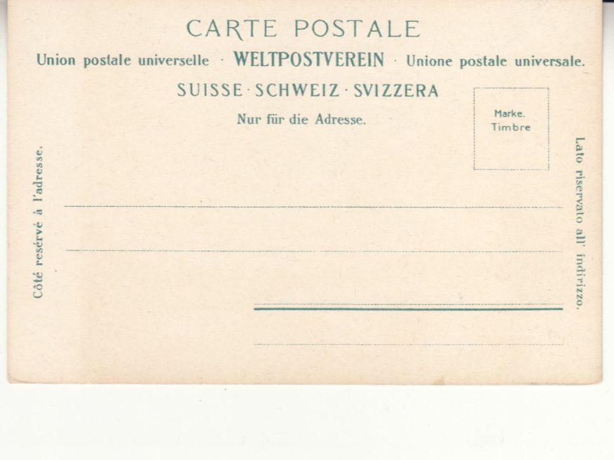 Cartoline postali: Unterschächen ca. 1900 – Usato da Bürglen TG venduto da StampGraf 1