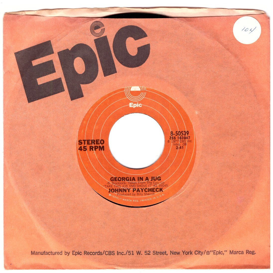 Vinyles: JOHNNY PAYCHECK – D'occasion à Bassersdorf par house-of-vinyl