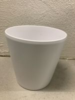 Weisser Übertopf SK Dallas Ø18cm