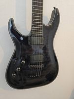 Schecter Hellraiser Hybrid (Linkshänder) - Schwarz