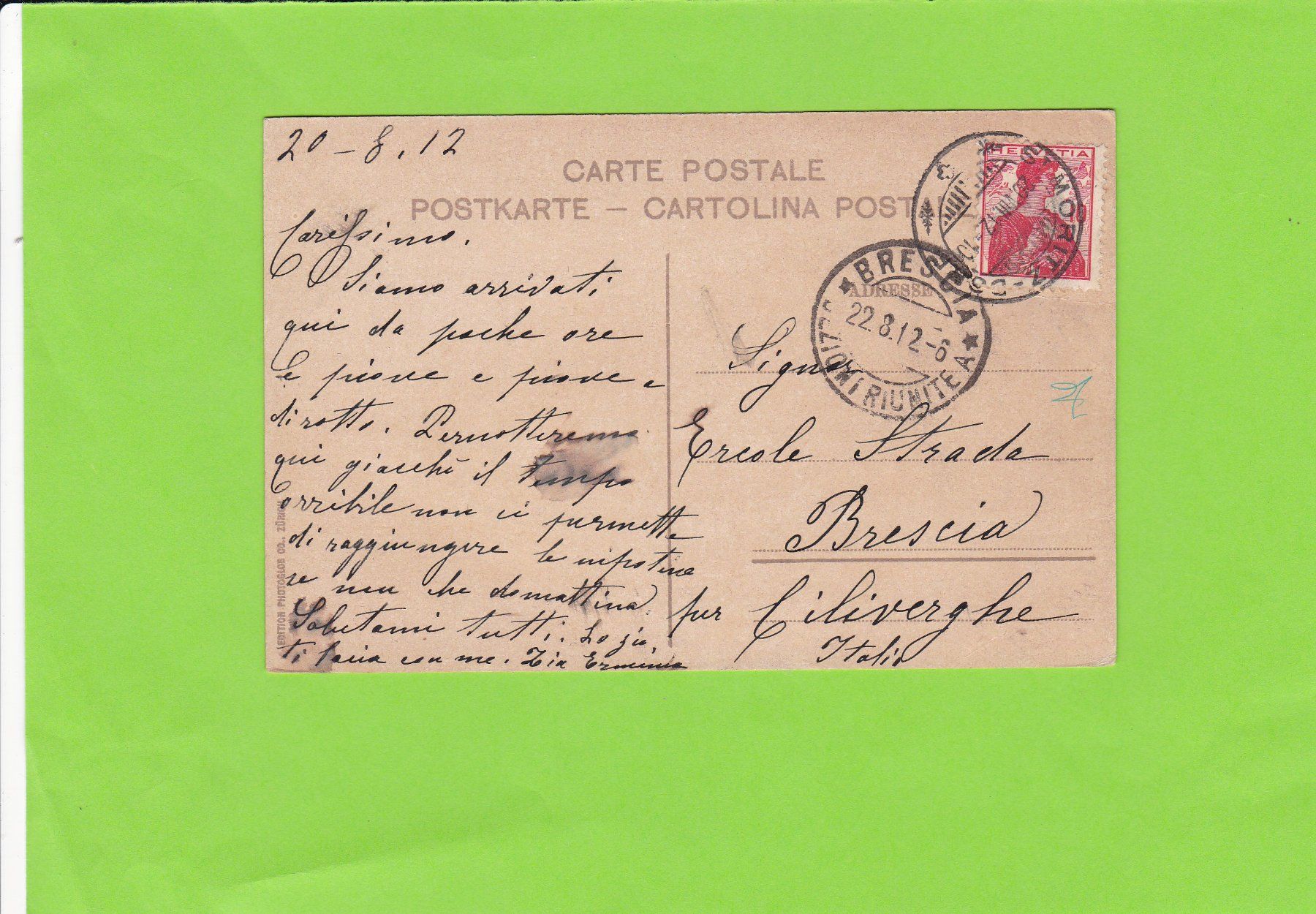 Cartoline postali: St. Moritz Bad und Dorf – Usato da St. Peterzell venduto da neckertal 1
