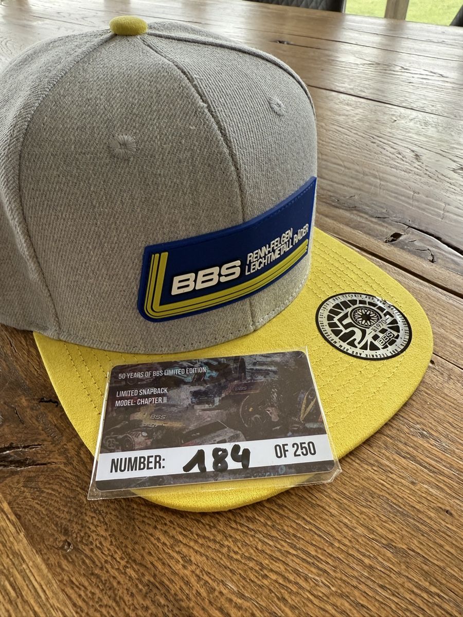 Copricapi, berretti & cappellini: BBS Cap - Limitierte Edition Nr. 184/250 – Nuovo e nell'imballaggio originale da Strengelbach venduto da Camber 2