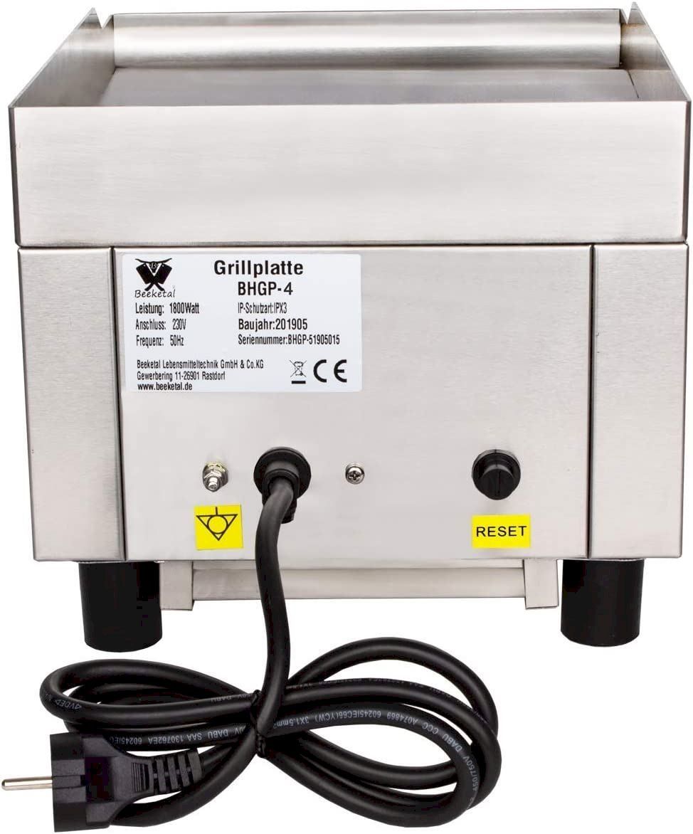 Cucinare & Grigliare: Beeketal Grillplatte Elektrogrill BHGP-4 – Nuovo e nell'imballaggio originale da Bottighofen venduto da zaap 4