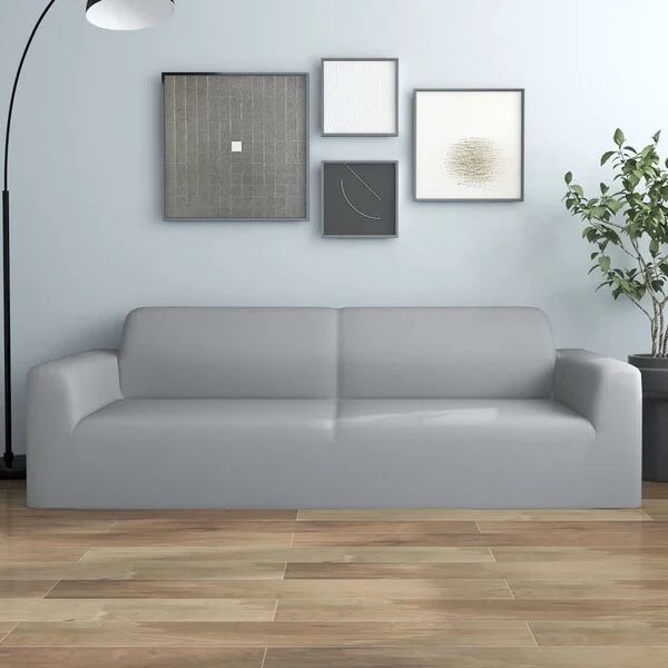 Divani: Housse extensible de canapé 2 places Gris Jersey de polyeste – Nuovo e nell'imballaggio originale da Palézieux venduto da bantouklan1 1