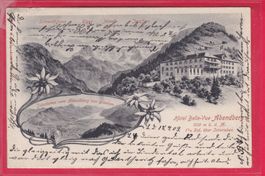 INTERLAKEN ABENDBERG,HOTEL BELLE-VUE,16.7.1903(DEUTSCHE MARK