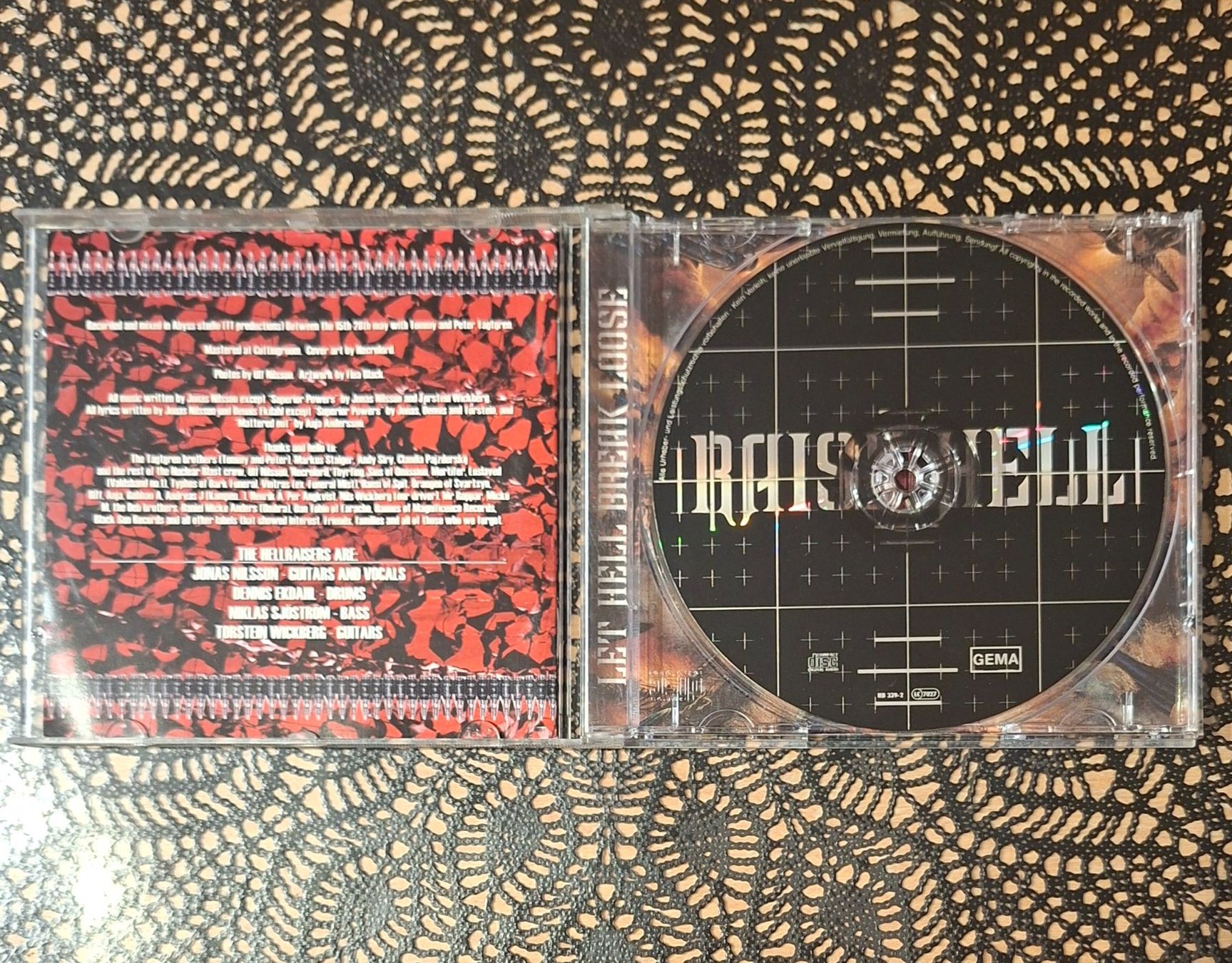 CD: Raise Hell - Let Hell Break Loose, SWE Death Metal CD 1998 – Usato da Amriswil venduto da Celini3 2