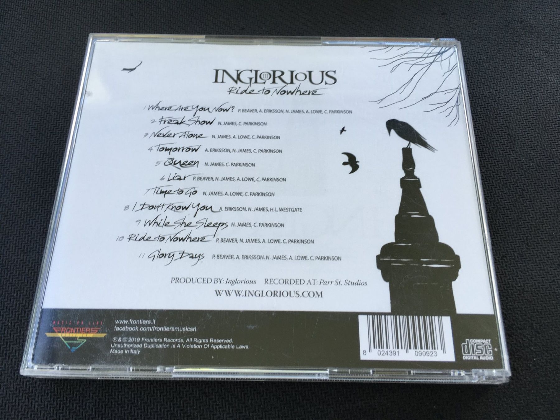 CDs: Inglorius - Ride to nowhere -CD- – D'occasion à St.Gallen par MedienJoe 2