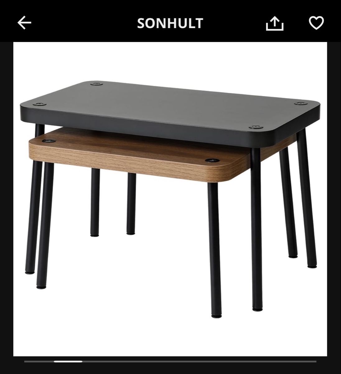 Ikea Tavoli: SONHULT Beistelltisch von Ikea – Nuovo (secondo la descrizione) da Aarau venduto da faXse 5