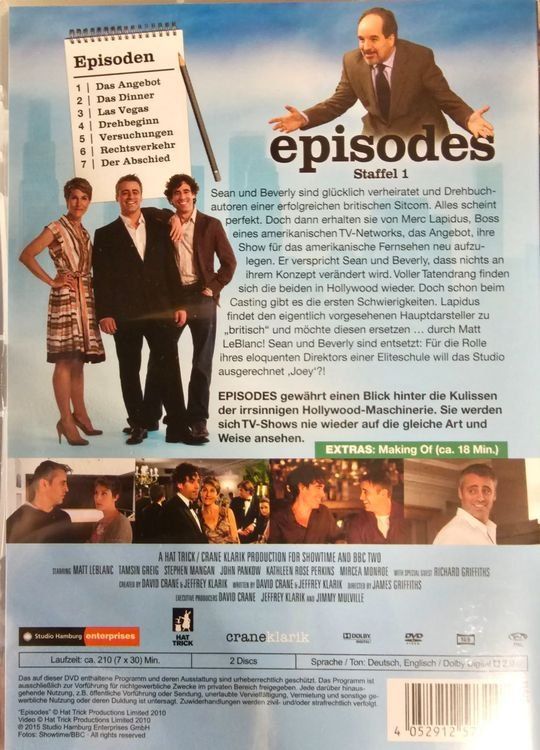 Tutti i DVDs: Episodes - Staffel 1 – Usato da Basel venduto da mgn_ft72 1