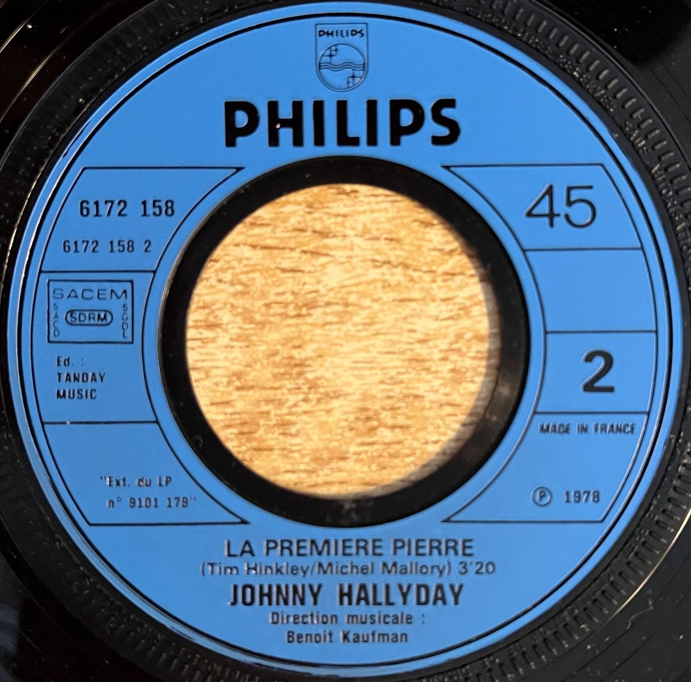 Dischi in vinile: JOHNNY HALLYDAY - ELLE M'OUBLIE – Usato da Bussigny venduto da vinyl-pas-cher 3