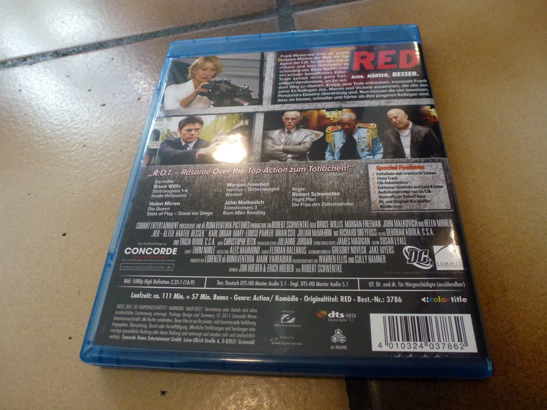 Tutti i DVDs: RED (BLU-RAY) – Usato da Olten venduto da Disc-Verkauf 2