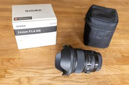 Objectif Sigma Art 24mm F1.4 DG HSM pour Canon EF