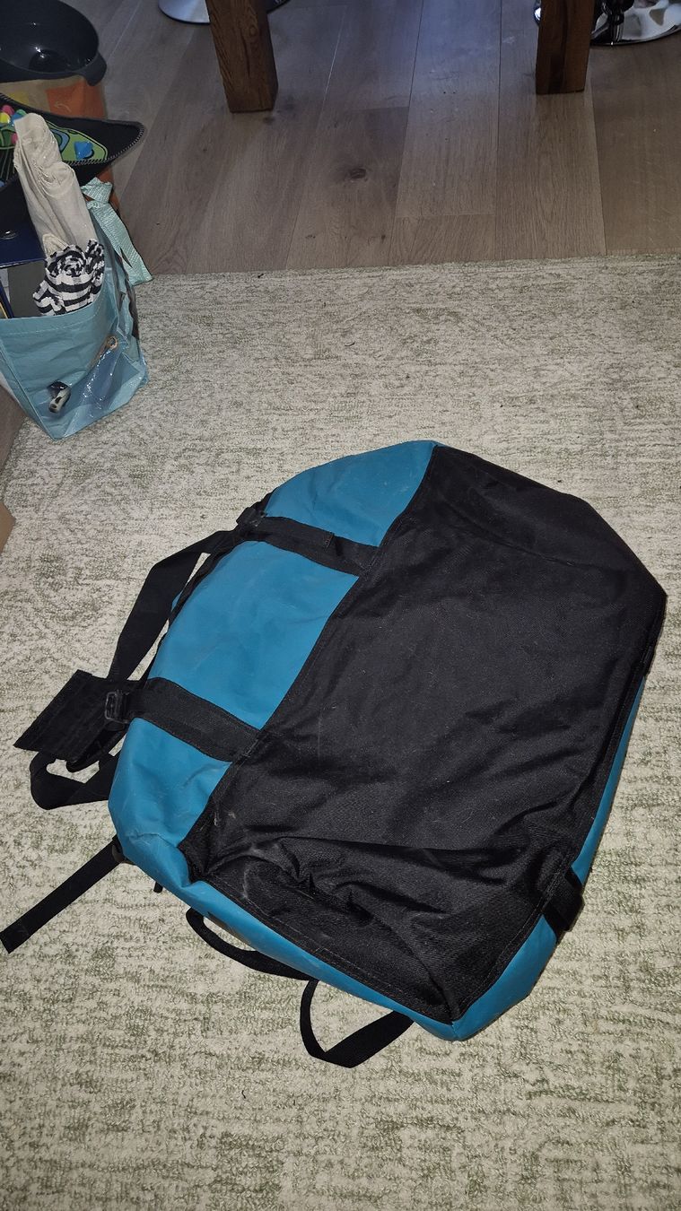 North Face Borse: The North Face Base Camp Duffle M 71l Petrol – Usato da Watt venduto da sarahZH1995 5