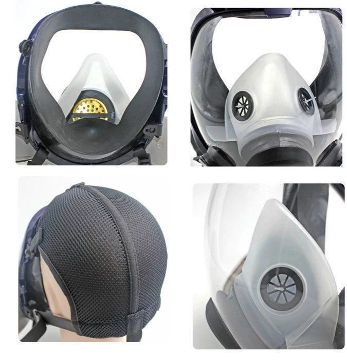 Masken: Atemschutz Gas Maske Staubdicht 7 Teilig – Neu und originalverpackt aus Biel/Bienne von 3dtm_Shop 3