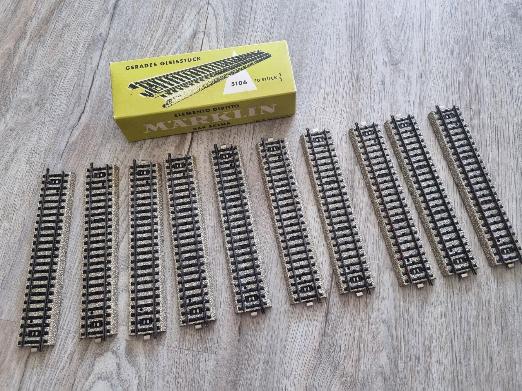 Märklin Modellini di ferrovie: Märklin H0, div. Schienen – Usato da Obergösgen venduto da Rippi
