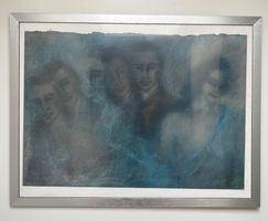 Aquarell von Annagret Hucke 85x65cm