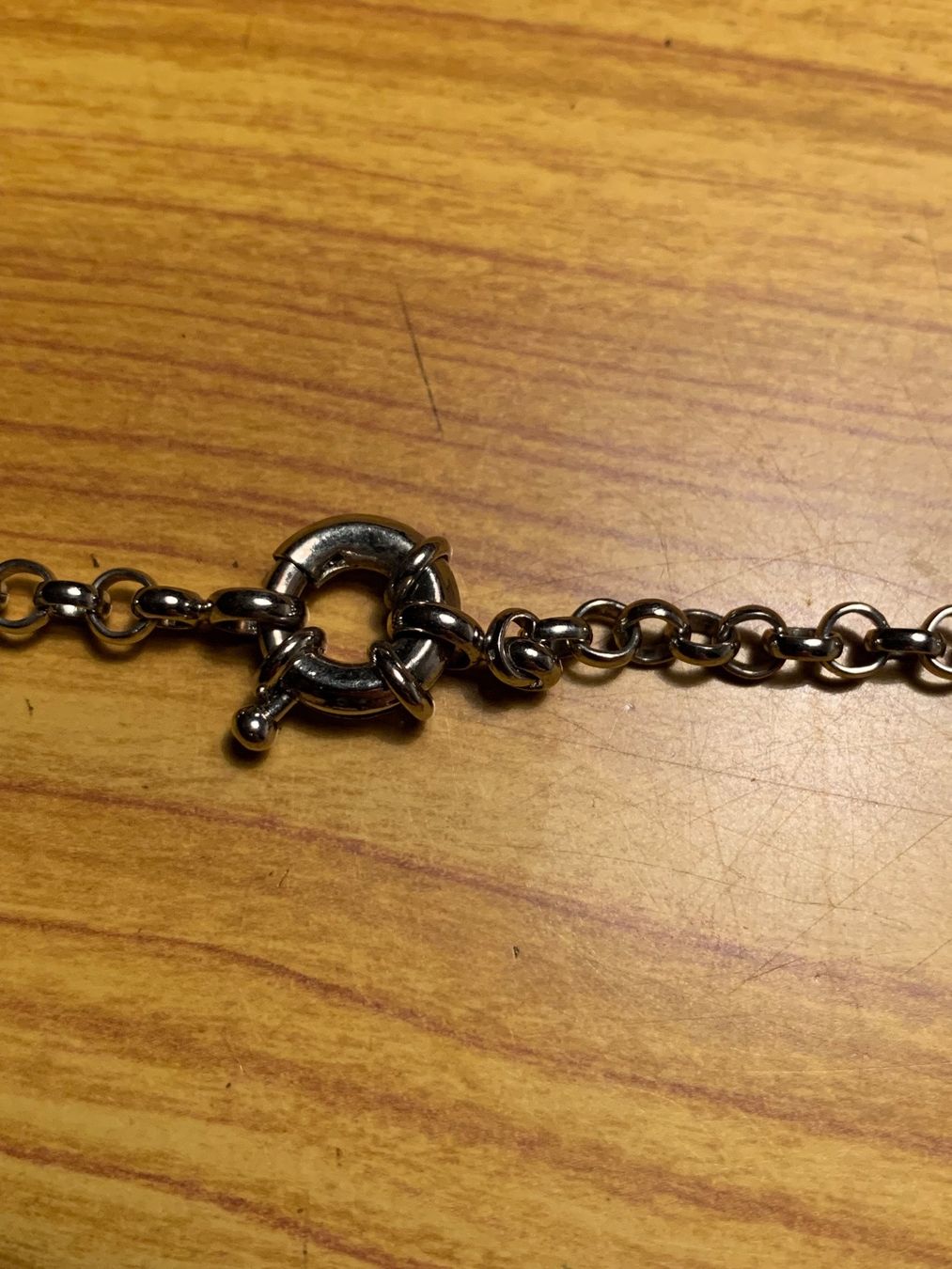 Ketten: Halskette Schmuck silberfarben Glaskugel Anhänger – Gebraucht aus Steffisburg von smocky17 4