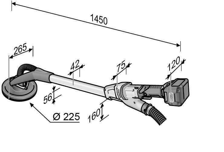Schleifen & Polieren: Flex GE MH 18.0-EC Wand/Deckenschleifer – Neu und originalverpackt aus Bottighofen von zaap 8