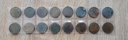 Lot 2 Rappen 16 Stk 1942-1969