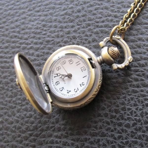 Uhren: Umhängeuhr Vintage Victorian Style Engel – Neu (gemäss Beschreibung) aus Schwanden GL von UHRKNALL 1