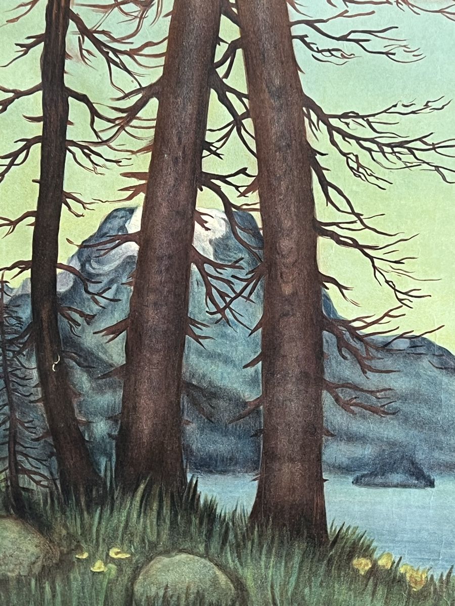 Poster & Bilder: Sils Engadin LITHO Plakat Ernst Rinderspacher 1950 – Gebraucht aus Adliswil von buch_und_kunst 4
