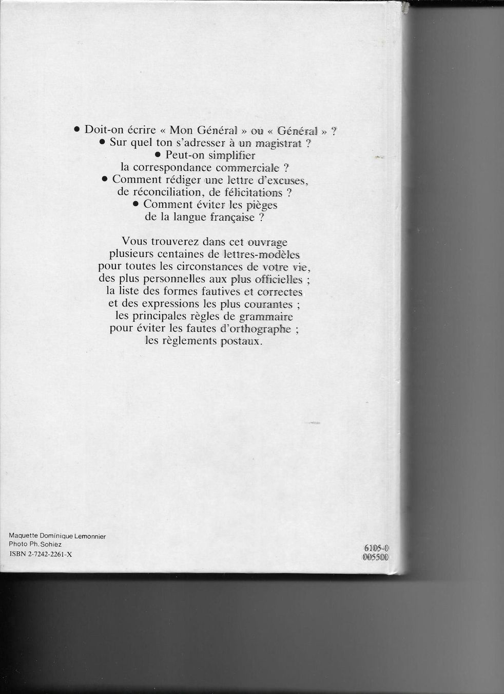 Bücher: LA BONNE CORRESPONDANCE H. Fontenay – Gebraucht aus Yverdon-les-Bains von Monique6 1