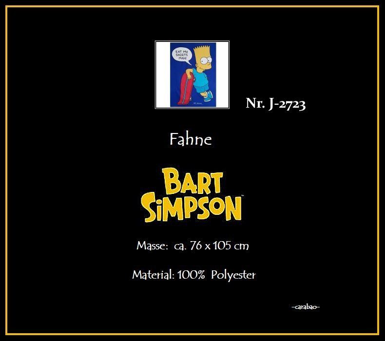 Bandiere: Fahne *Bart Simpson* / Nr. J-2723 – Nuovo (secondo la descrizione) da Winterthur venduto da --carabao-- 4