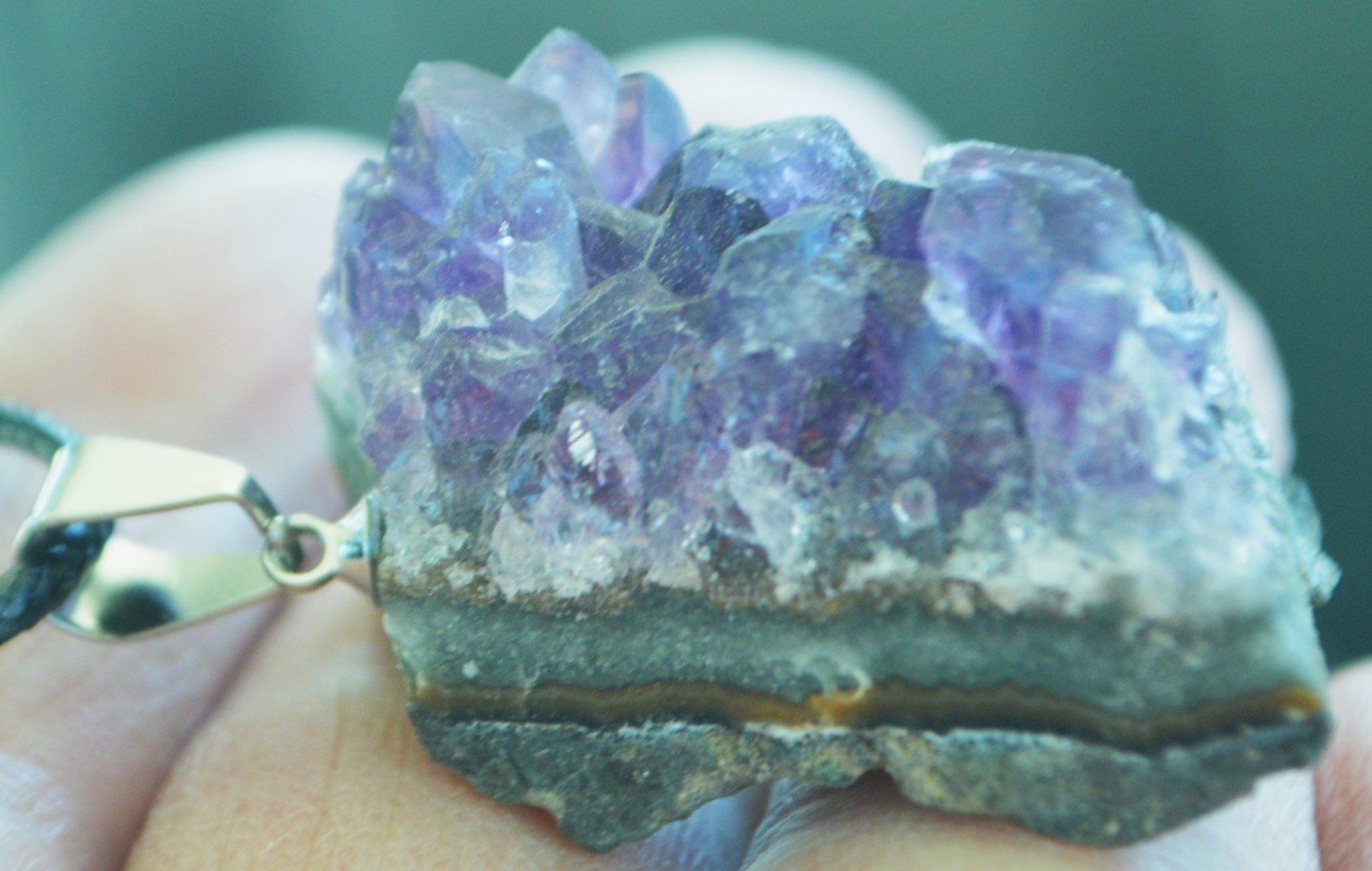 Ketten: Halskette D-436 – Amethyst Cluster – Neu und originalverpackt aus Goldiwil (Thun) von han_v5b7 3