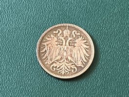 Münze 2 Kreuzer Österreich 1896