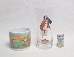 Disney Pocahontas - Tasse, Coca-Cola Glas, Kodak Sammelfigur