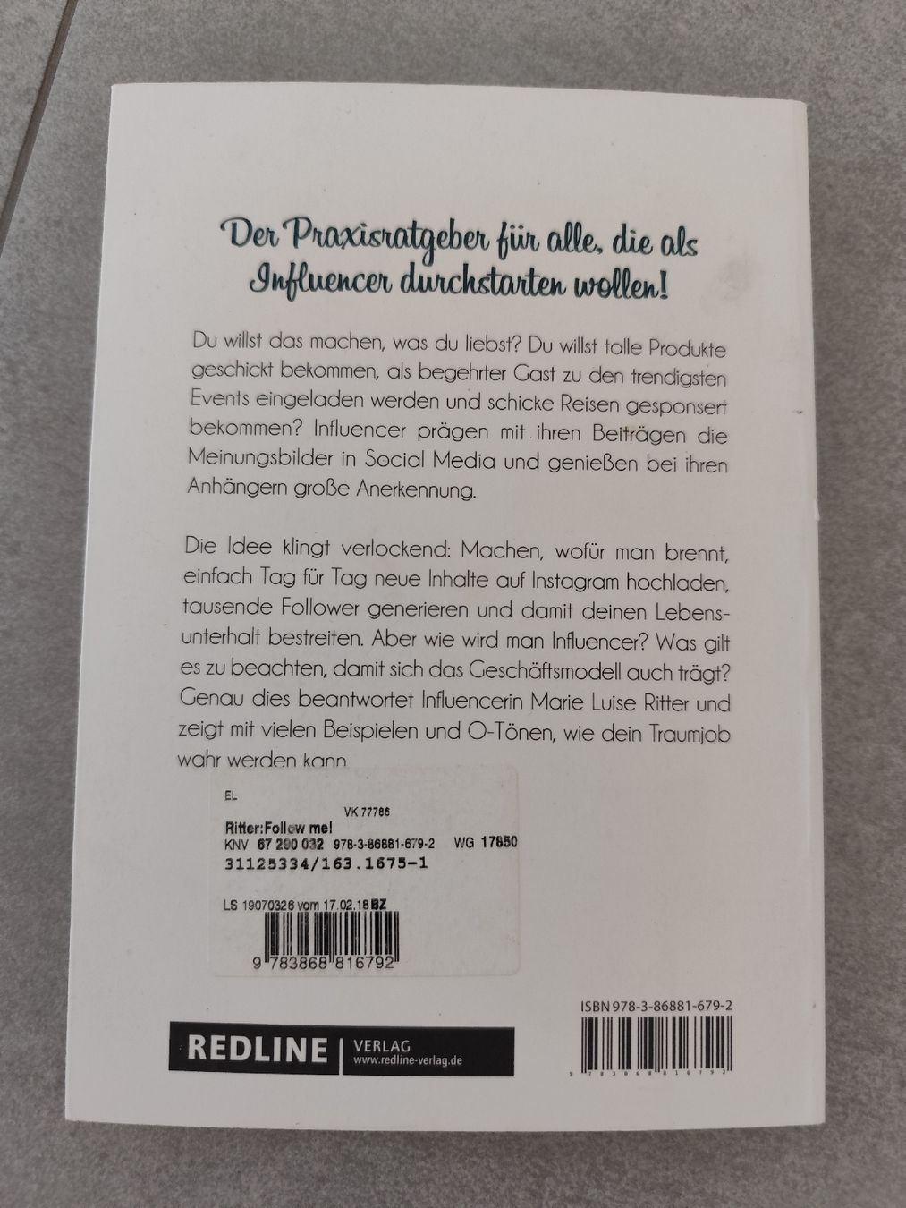 Bücher: Follow me! so wird man Influencer – Gebraucht aus Kerzers von sb_12 1