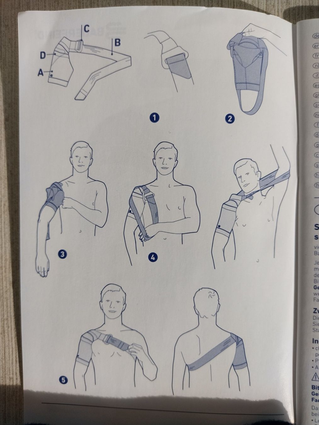Attrezzature mediche: Bauerfeind OmoTrain S Schulterbandage - Grösse S – Usato da Jona venduto da Argus36 7