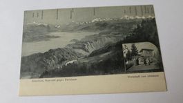 Albis Horn - Aussicht gegen Zürichsee - um ca. 1920